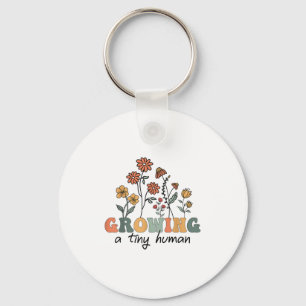 Eine winzige menschliche Blume T-Shirt Funny Preg Schlüsselanhänger