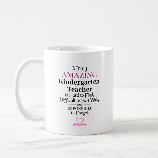 Eine wirklich erstaunliche Kindergartenlehrerin Kaffeetasse (Links)