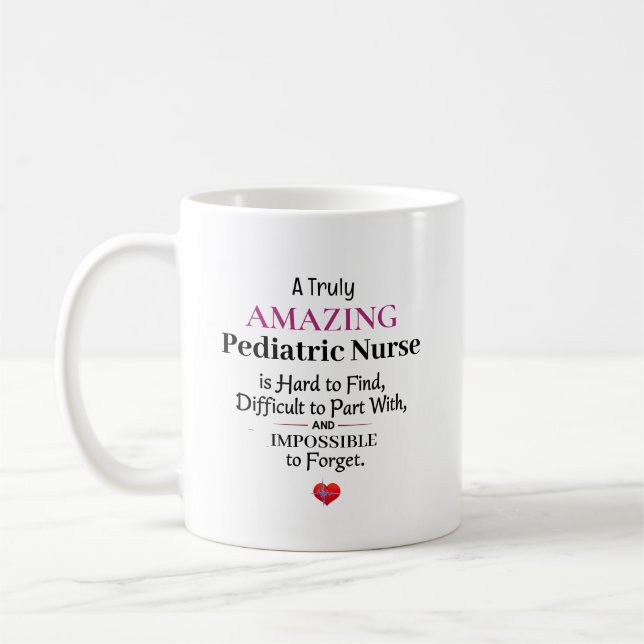 Eine wirklich erstaunliche Kinderkrankenschwester  Kaffeetasse (Links)