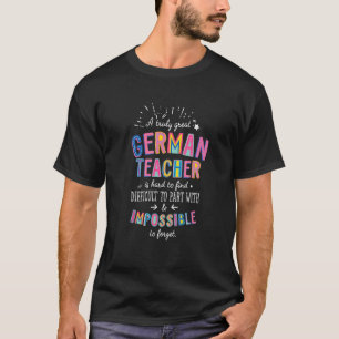 Eine wirklich große deutsche Lehrerin schätzt Nied T-Shirt