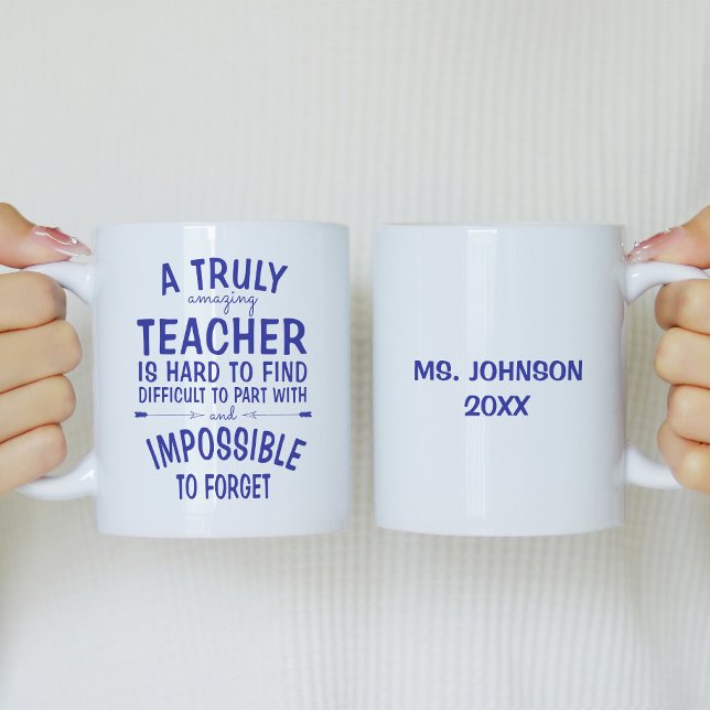 Eine wirklich Phantastische Teacher Royal Blue Cof Kaffeetasse (Von Creator hochgeladen)