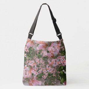 Eine Wolke aus rosa Frangipani, Schultertüte Tragetaschen Mit Langen Trägern