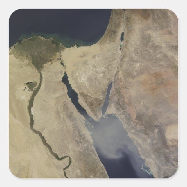 Eine Wolke aus Saudi-Arabien Quadratischer Aufkleber (Vorderseite)