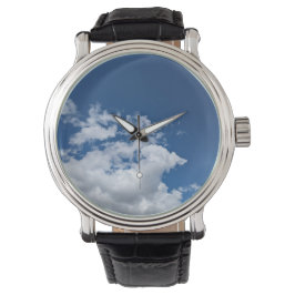 Eine Wolkenecke Armbanduhr