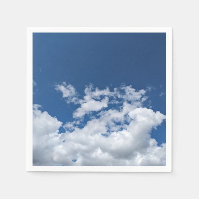 Eine Wolkenecke Serviette (Vorderseite)