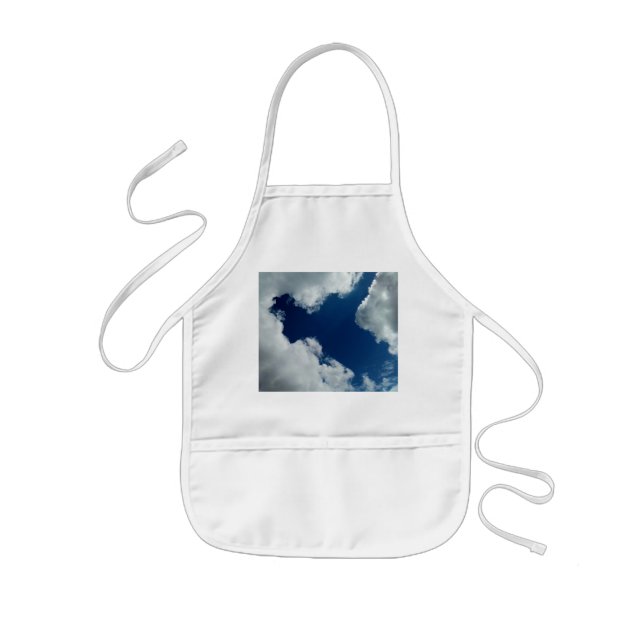 Eine Wolkenkurve Kinderschürze (Vorne)