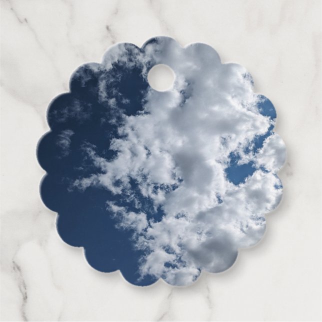 Eine Wolkenseite Geschenkanhänger (Vorderseite)
