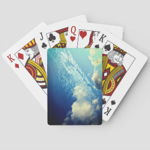 Eine Wolkenstreuung Spielkarten