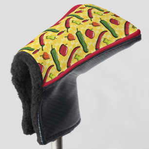 Eine World of Chili Paprikaschoten Putter Cover Golf Headcover