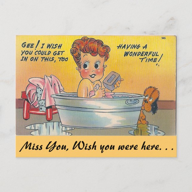 Eine wunderbare Zeit! Postkarte (Vorderseite)