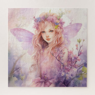 Eine wunderschöne Frühlingsfee Puzzle