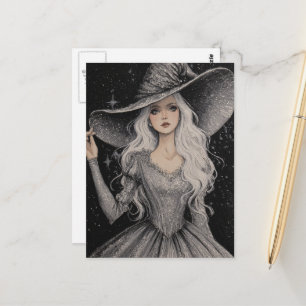 Eine wunderschöne Hexe Postkarte