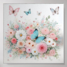 Eine wunderschöne Leinwand für das Kinderzimmer Poster