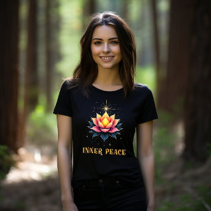 Eine wunderschöne Lotus-Blume im Inneren des Fried T-Shirt