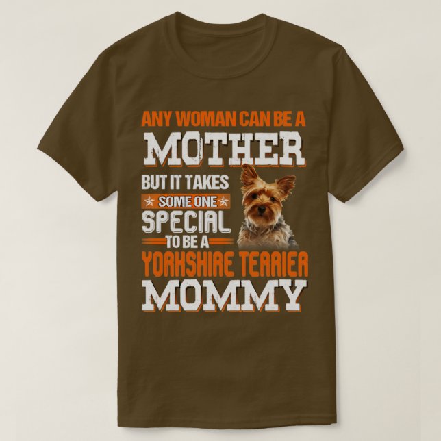 Eine Yorkshire-Terrier-Mami T-Shirt (Design vorne)
