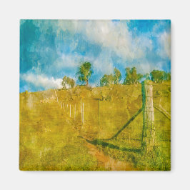 Eine zauberhafte, pastorale Landschaft Magnet