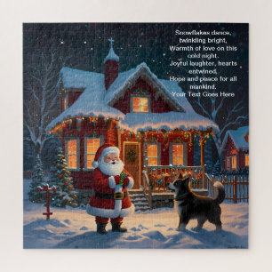 Eine Zeit der Freude und weihnachtlichen Magie Puzzle