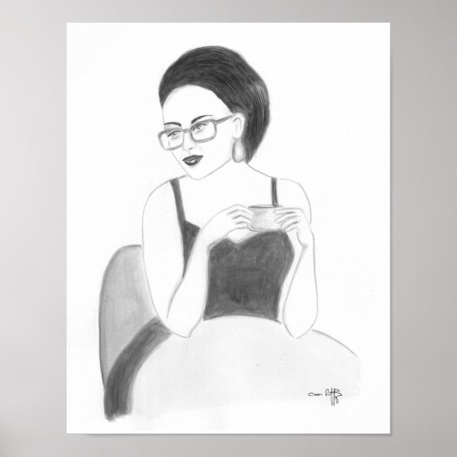 Eine Zeit des Kaffees Poster (Vorne)