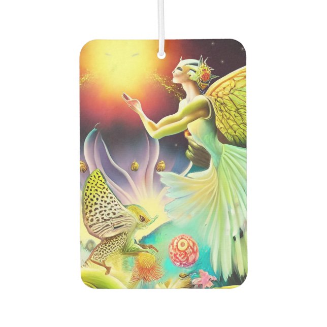 Eine Zeit, in der Ölgemälde in Umlauf gebracht wer Autolufterfrischer (Vorderseite)