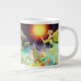 Eine Zeit, in der Ölgemälde in Umlauf gebracht wer Jumbo-Tasse