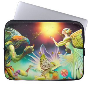 Eine Zeit, in der Ölgemälde in Umlauf gebracht wer Laptopschutzhülle