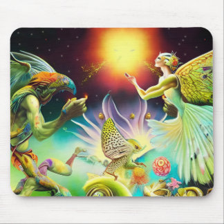 Eine Zeit, in der Ölgemälde in Umlauf gebracht wer Mousepad