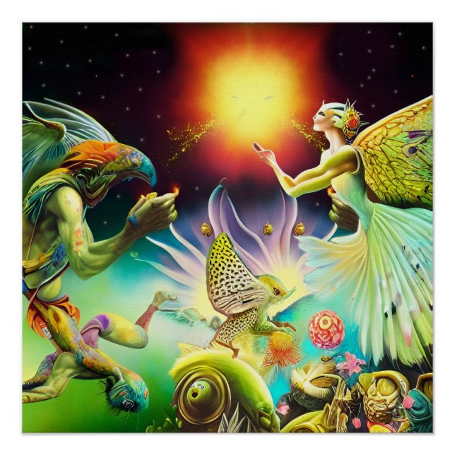 Eine Zeit, in der Ölgemälde in Umlauf gebracht wer Poster (Vorderseite)