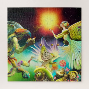 Eine Zeit, in der Ölgemälde in Umlauf gebracht wer Puzzle