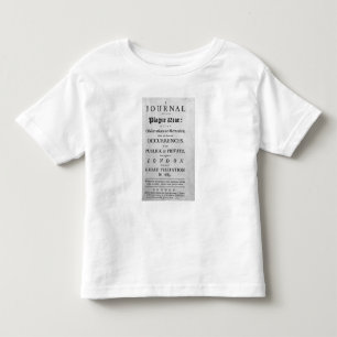 Eine Zeitschrift des Pest-Jahres, 1665 Kleinkind T-shirt