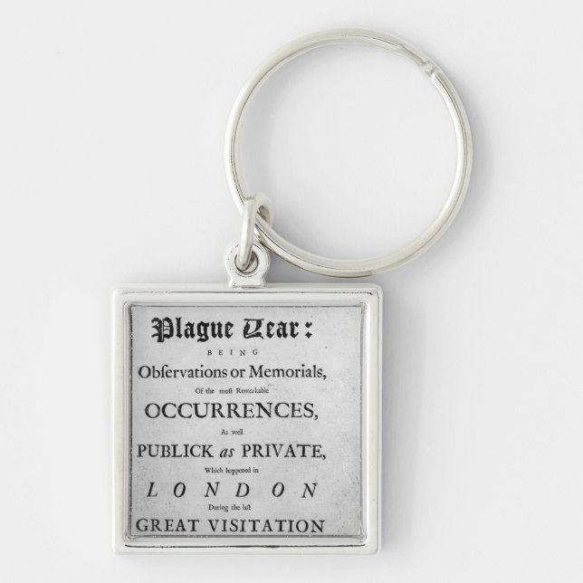 Eine Zeitschrift des Pest-Jahres, 1665 Schlüsselanhänger (Vorne)