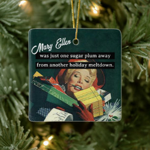 Eine Zuckerplatte weg von einer anderen Urlaubssün Keramikornament