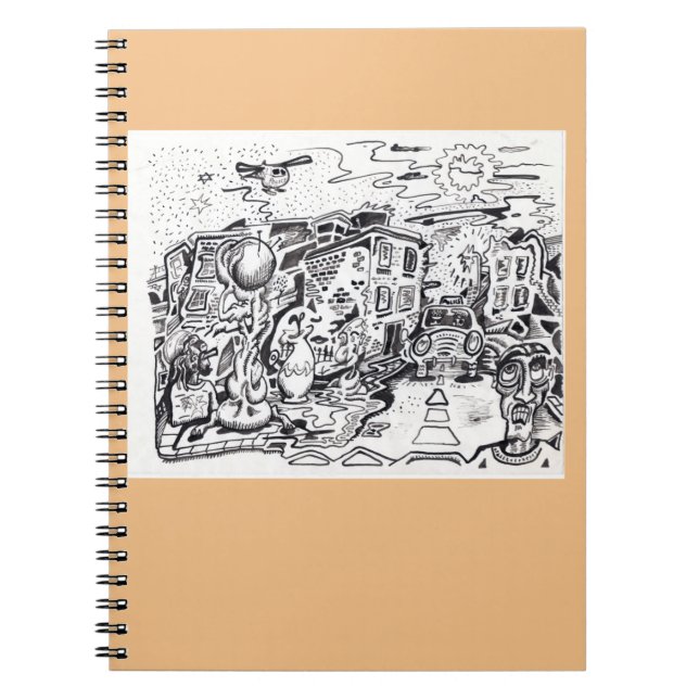 Eine Zuhause zum Spazierengehen Notizblock (Vorderseite)