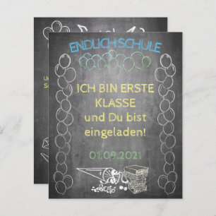 Einelkarte zur Einschulung