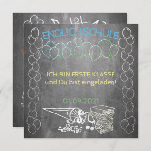 Einelkarte zur Einschulung