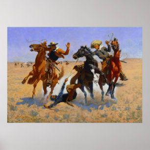 Einem Kameraden helfen Frederic Remington 1890 Poster