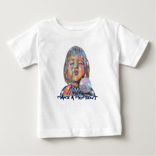 Einen Augenblick für das Baby individuell gestalte Baby T-shirt