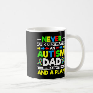 Einen Autismus-Vater nie unterschätzen - Autismus Kaffeetasse