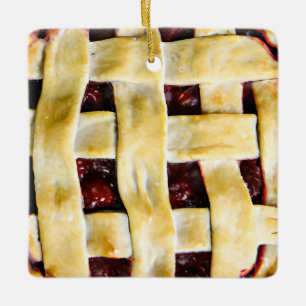 Einen Berry Merry Xmas wünschen   Funny Food Puff Keramikornament