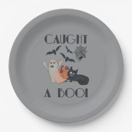 Einen Boo gefangen! Pappteller
