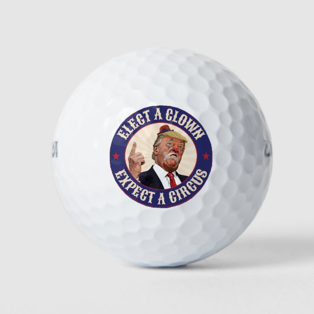 Einen Clown wählen, einen Zirkus erwarten - Donald Golfball (Vorderseite)