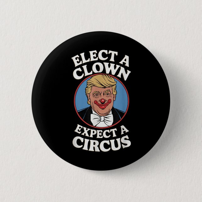 Einen Clown wählen, von dem erwartet wird, dass ei Button (Vorderseite)