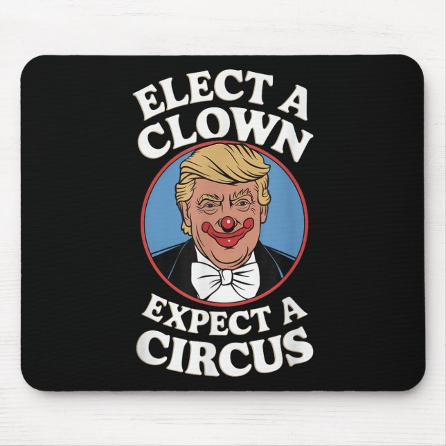 Einen Clown wählen, von dem erwartet wird, dass ei Mousepad (Vorne)