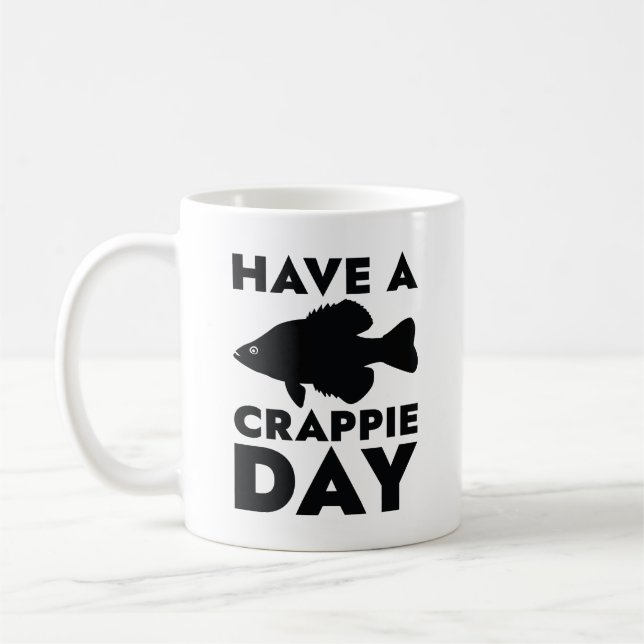 Einen Crappie-Tag Kaffeetasse (Links)