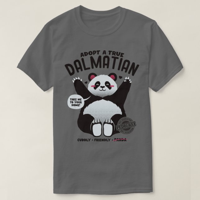 Einen Dalmatiner von Tobe Fonseca adoptiert T-Shirt (Design vorne)