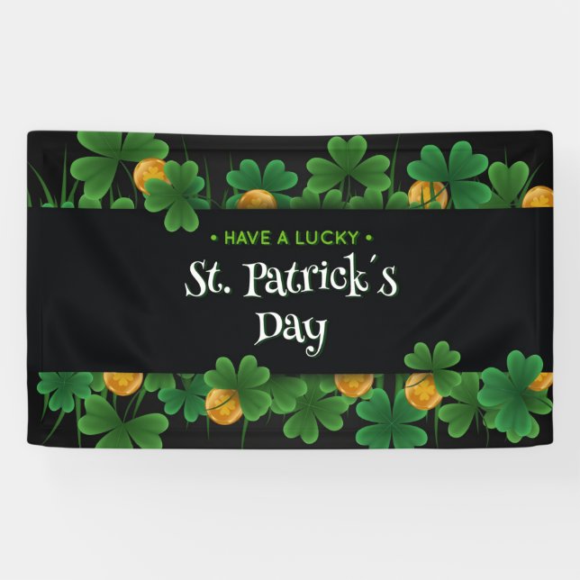 Einen glücklichen St. Patrick's Day Banner (Horizontal)
