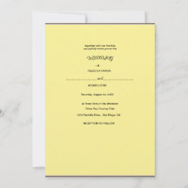 einen Kranz aus einer Blume auf einem weißen Unter Einladung