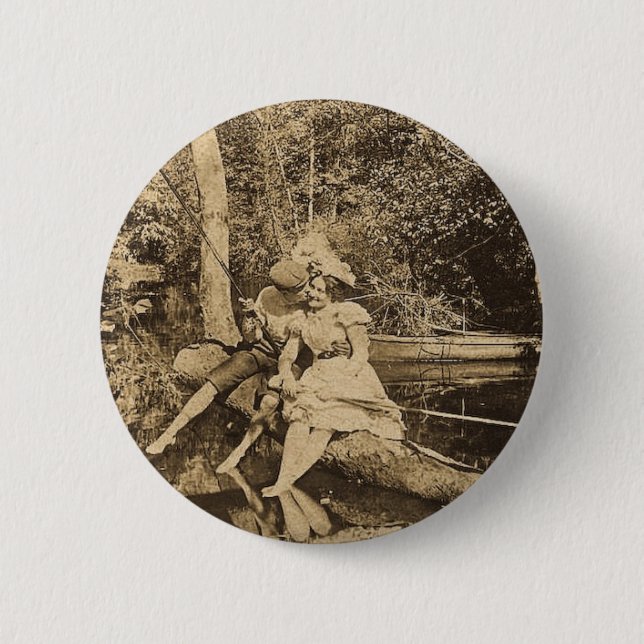 Einen Kuss stehlen Button (Vorderseite)