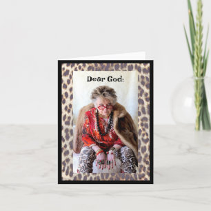 Einen 'lil Chat mit Gott über das nächste Jahr erb Karte