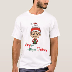 Einen magischen Weihnachtsmann wünschen T-Shirt