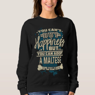 Einen Malteser-Rettungshund adoptieren Sweatshirt